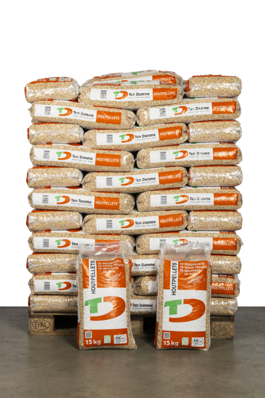 Ten Damme witte pellets - pallet